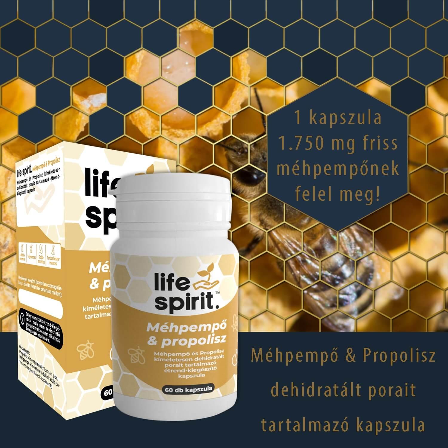 Life Spirit Méhpempő és Propolisz kapszula
