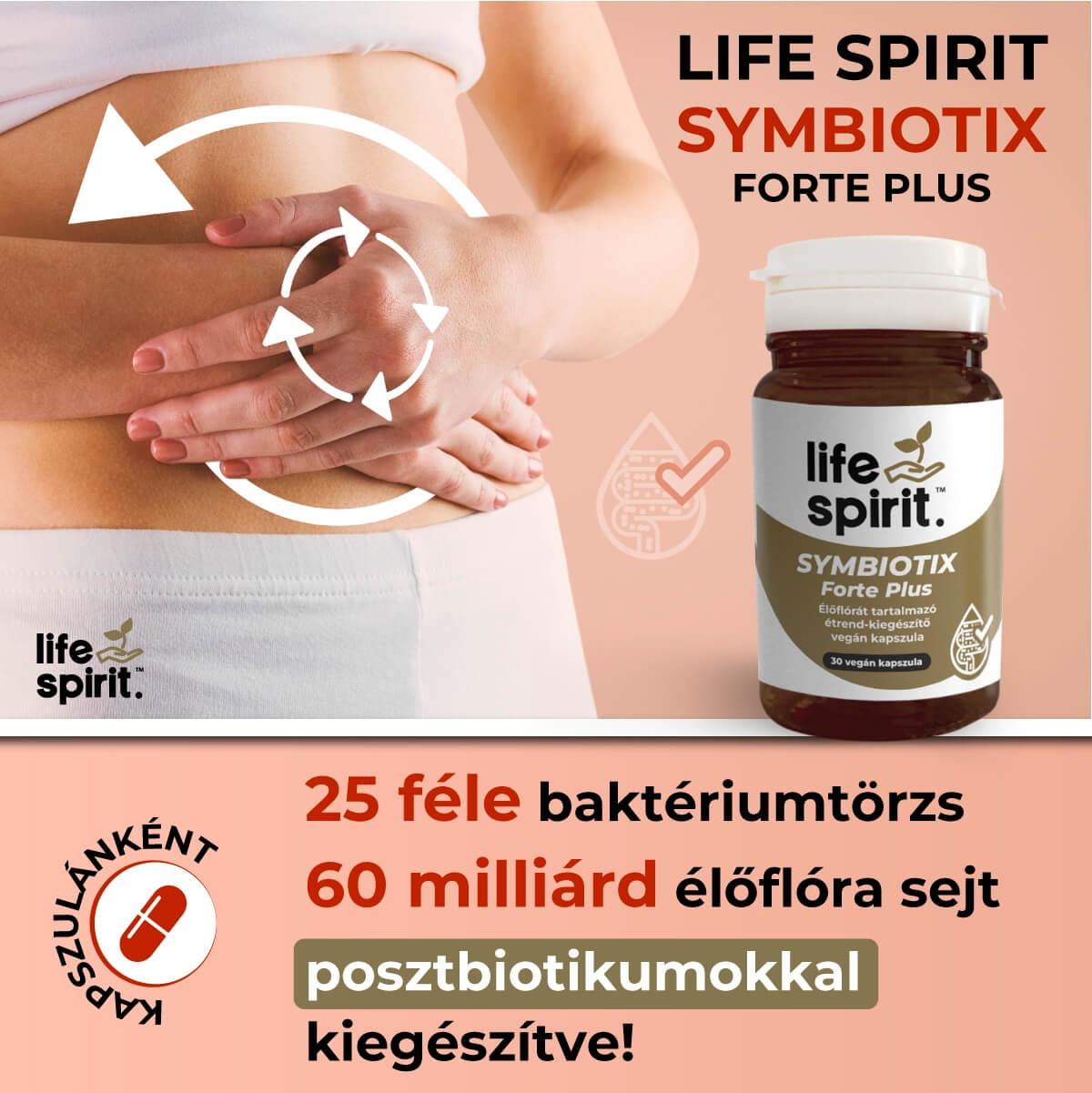 Life Spirit Symbiotix Forte Plus a bélflóra támogatására