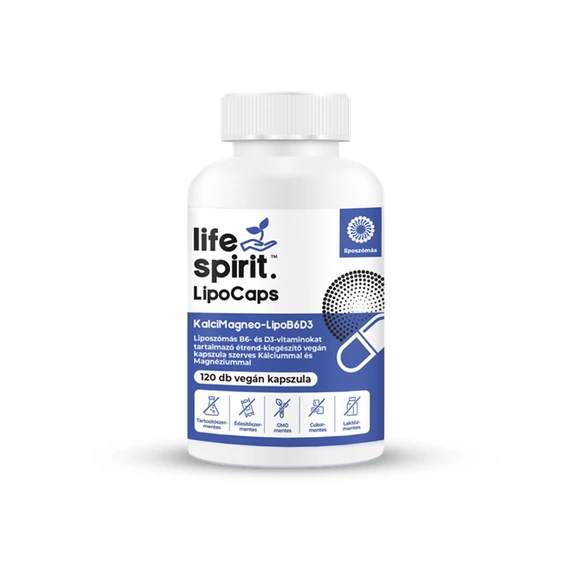 Life Spirit LipoCaps KalciMagneo-LipoB6D3 kapszula