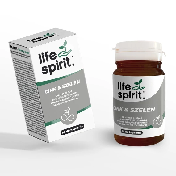 Szerves Cink & Szelén kapszula - Life Spirit